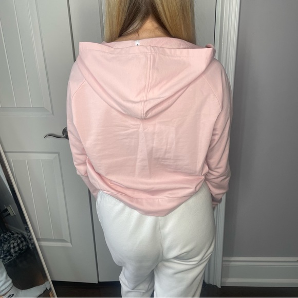 Cropped pink puma zip up - Picture 2 of 5